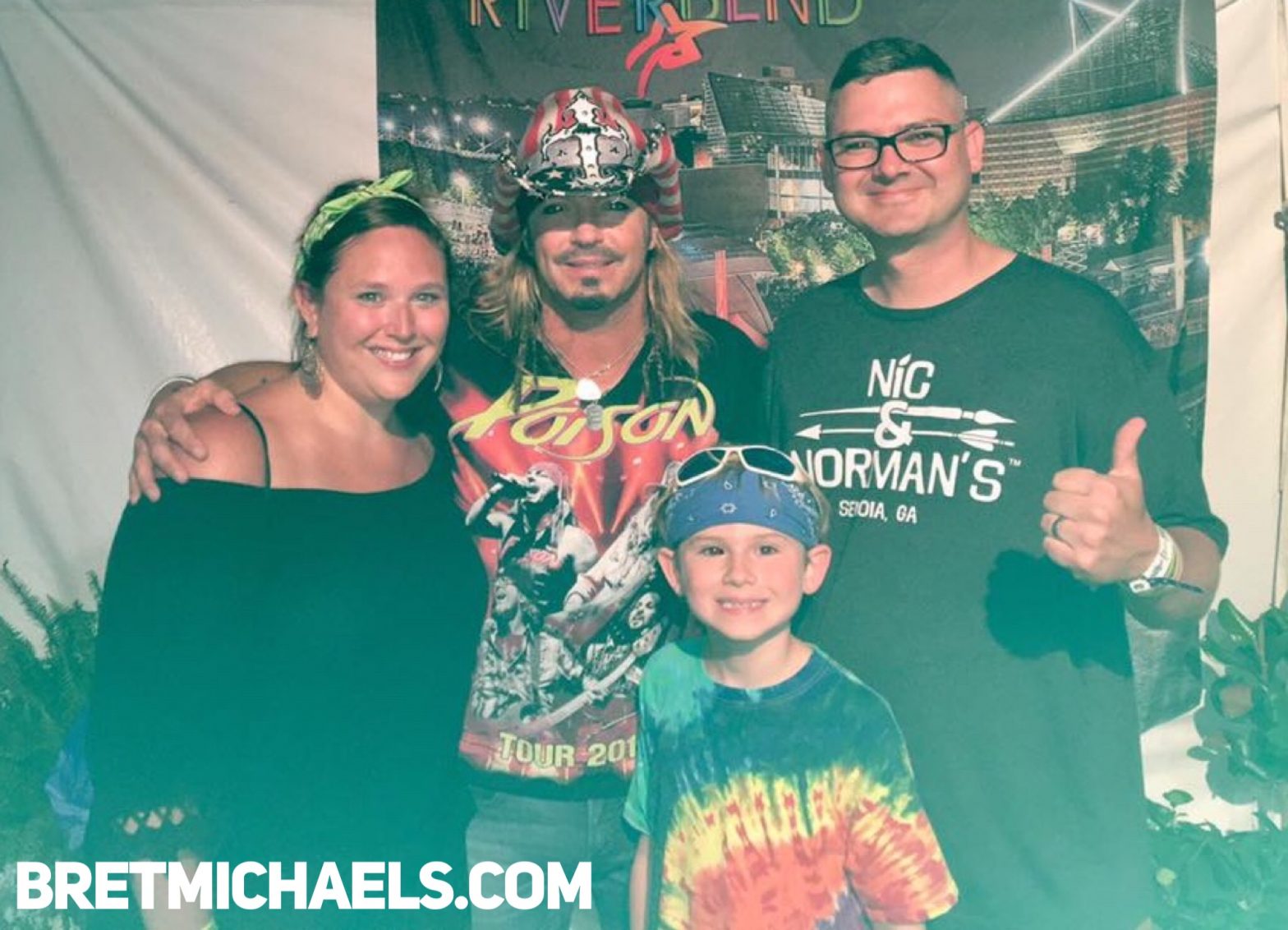 Family Thanks Bret Michaels For Sending Their Son, Kyle To Diabetes ...